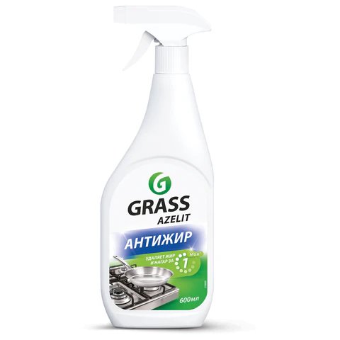Средство для мытья плит, духовок, грилей Azelit 600мл., триггер (GRASS) Антижир