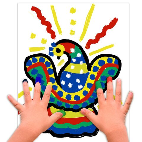Краски пальчиковые 12 цв. по 40 мл BRAUBERG KIDS
