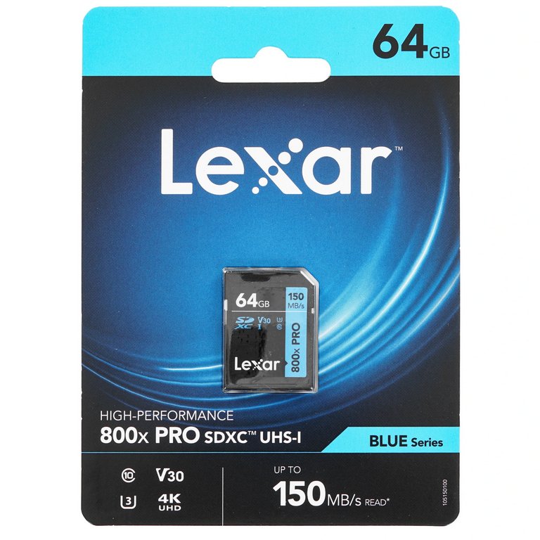 Карта памяти microSDXC 64GB Lexar Professional PRO
