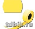 Лента для э/пистолетов цвет желтый 22*12 волна (1000 эт)