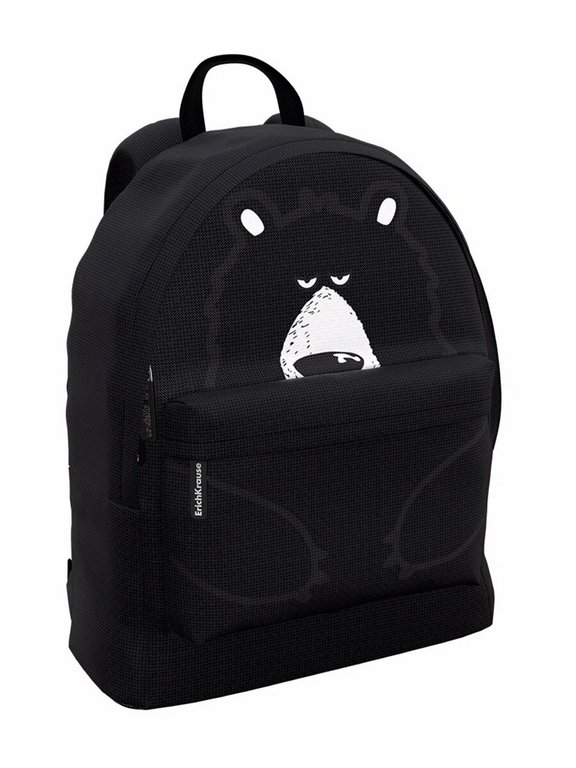 Рюкзак молодежный универсальный ErichKrause EasyLine "Black Bear" 17л черный