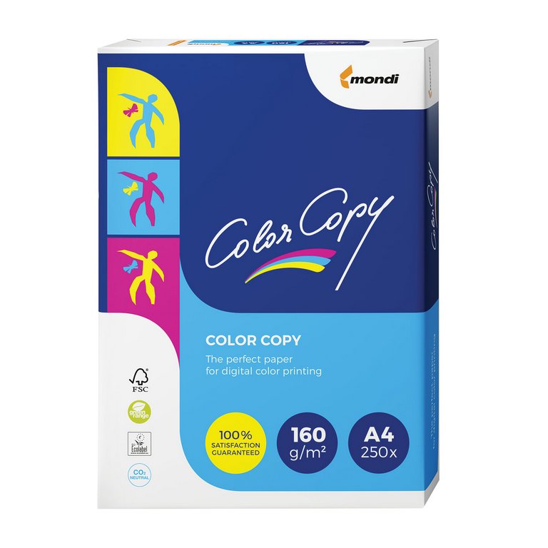 Бумага для полноцв. печати Color Copy А4 (210*297мм) 160 гр. (250л)