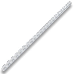 Гребенки пласт. d = 14 mm (бел) 100 шт/уп (125 листов)