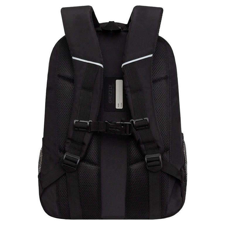 Рюкзак молодежный мужской Grizzly 42*31*22 см., черный