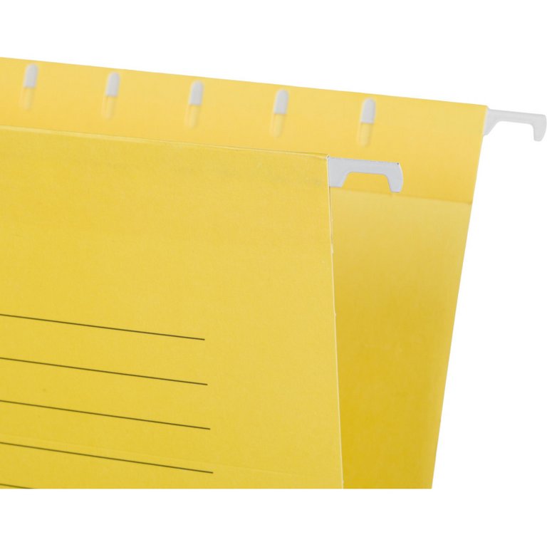 Папка подвесная Attache Foolscap 365x240 мм желтая (5шт/уп)