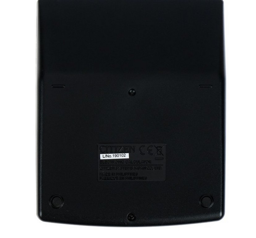 Калькулятор наст. Citizen SDC-812BN/ NR (12 разр., 2 питания, 124x102x25мм)