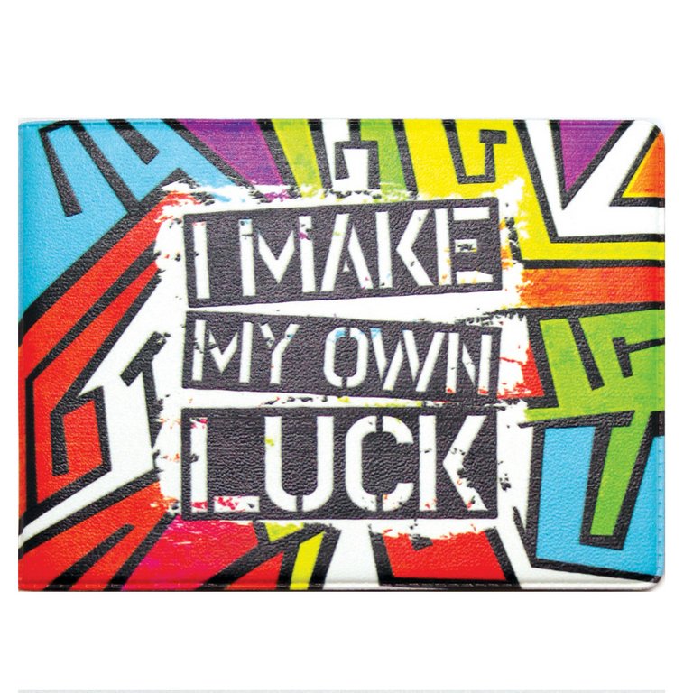 Обложка для студенческого билета "Luck" кожзам, 83*220мм