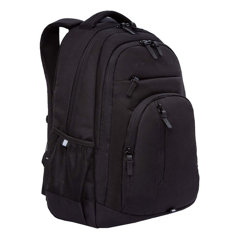 Рюкзак молодежный мужской Grizzly 47*32*17 см., черный