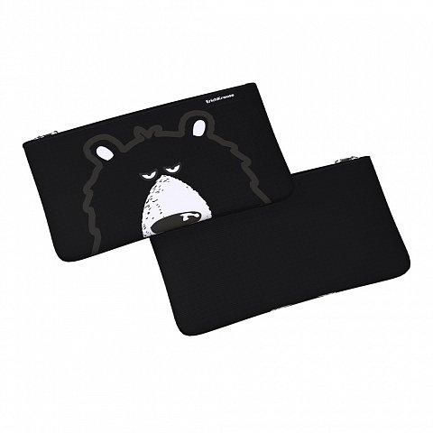 Пенал  универсальный настольный ErichKrause Light "Black Bear" 22x12 см