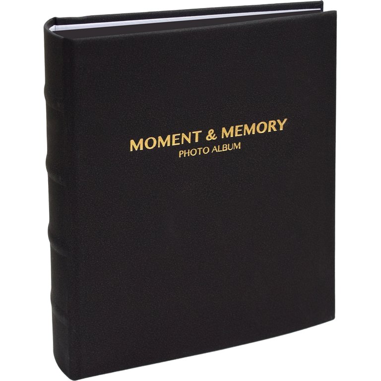 Фотоальбом 200 фото 10*15см deVENTE "Moment & Memory", иск. кожа, 50 л., черный