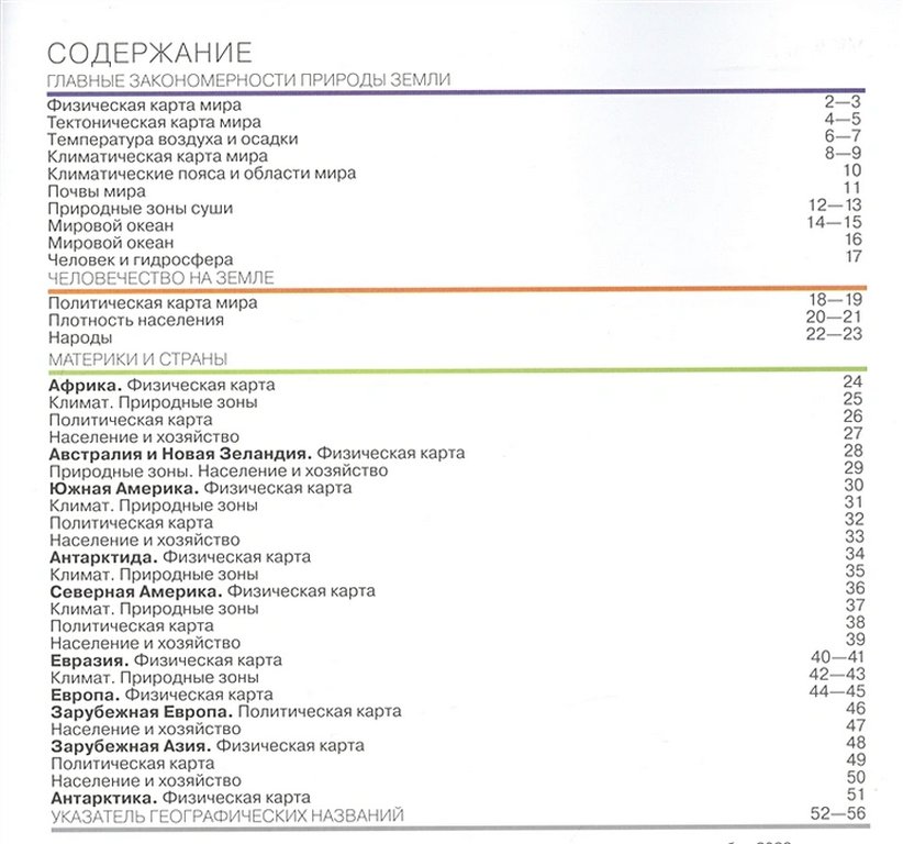 Атлас  7 класс по географии