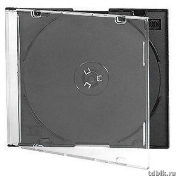 Бокс для CD/DVD на 1шт. (узкий)