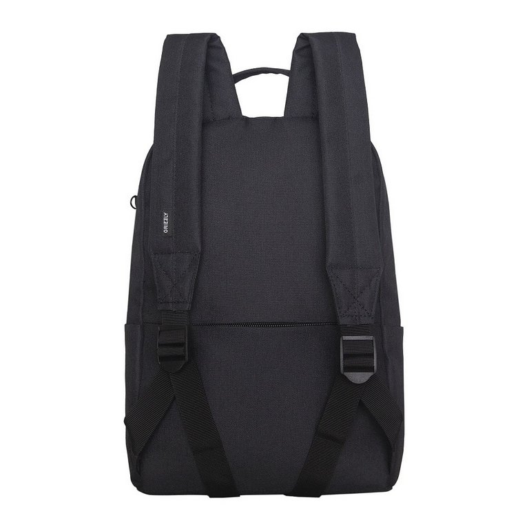 Рюкзак молодежный женский Grizzly 24х34х12 см, черный