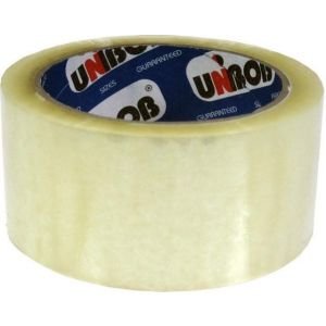Скотч прозрачный 48 мм *66 м, 43 мкм Unibob