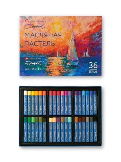 Пастель масляная художественная 36 цв. Сонет