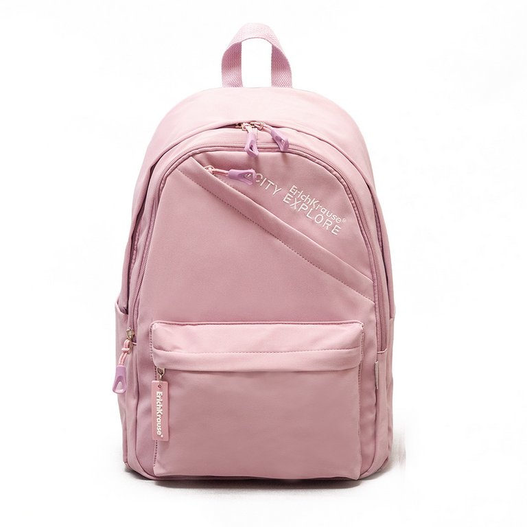 Рюкзак молодежный женский ErichKrause EasyLine "Pink" 22 л., 43,5*30*14 розовый