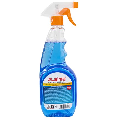 Средство для мытья стекол ЛАЙМА PROFESSIONAL, курок, 500 мл., изопропиловый спирт