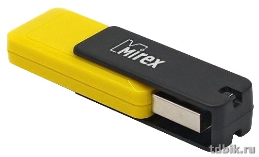 Флеш-диск 16Gb  Mirex CITY YELLOW