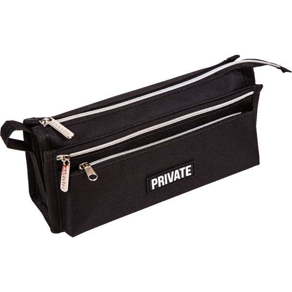 Пенал  универсальный deVENTE "Private" 21*10*7.5 см, текстиль