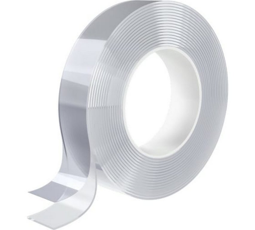Нано-скотч многоразовый, двусторонний 30 мм *3 м толщина 1мм deVENTE NANO TAPE