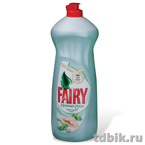Жидкость д/мытья посуды Fairy Нежные руки 900 мл., чайное дерево и мята
