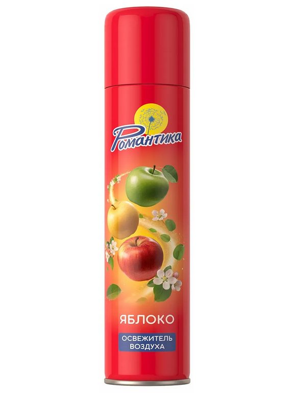 Освежитель воздуха Романтика "Яблоко", 300 мл.