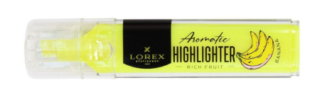 Текст-маркер ароматизированный LOREX "RICH FRUIT" 1-3,5 мм желтый