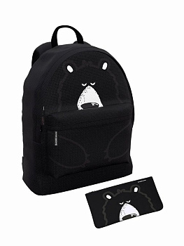 Рюкзак молодежный универсальный ErichKrause EasyLine "Black Bear" 17л черный