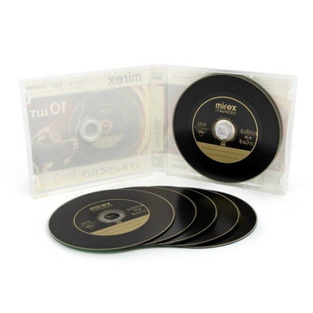 Диск CD-R Slim case 10 шт/уп 52х Mirex 700Mb