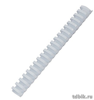 Гребенки пласт. d = 38 mm (бел) 50 шт/уп (360 листов) РеалИСТ