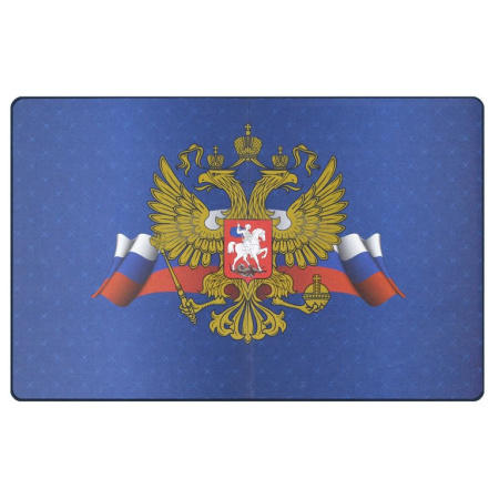 Дневник школьный твердая обложка, кожзам "Дневник российского школьника" синий Феникс+