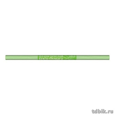 Бумага креповая флористическая 50*250 салатовая, 180г, Альт