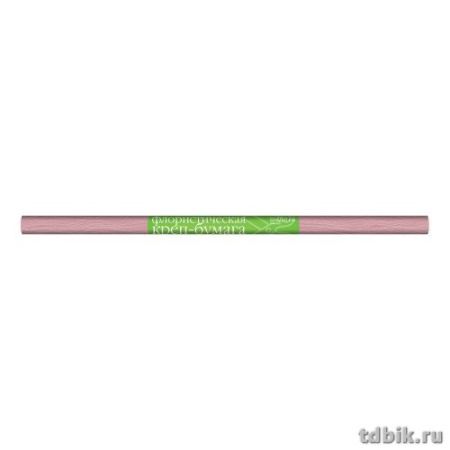 Бумага креповая флористическая 50*250 розовая неон, 180г, Альт