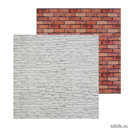 Фотофон двухсторонний "Кирпич" 45*45см