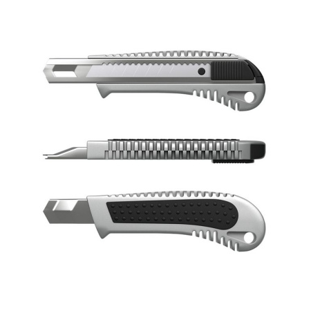 Нож канцеляр. шир. 1,8 см, металлический корпус Erich Krause auto-lock