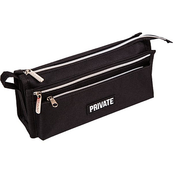 Пенал  универсальный deVENTE "Private" 21*10*7.5 см, текстиль