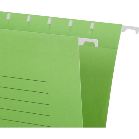 Папка подвесная Attache Foolscap 365x240 мм зеленая (5шт/уп)