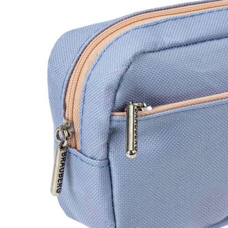 Пенал  для девочки BRAUBERG "Pastel" 21х9,5х5см (ассорти)