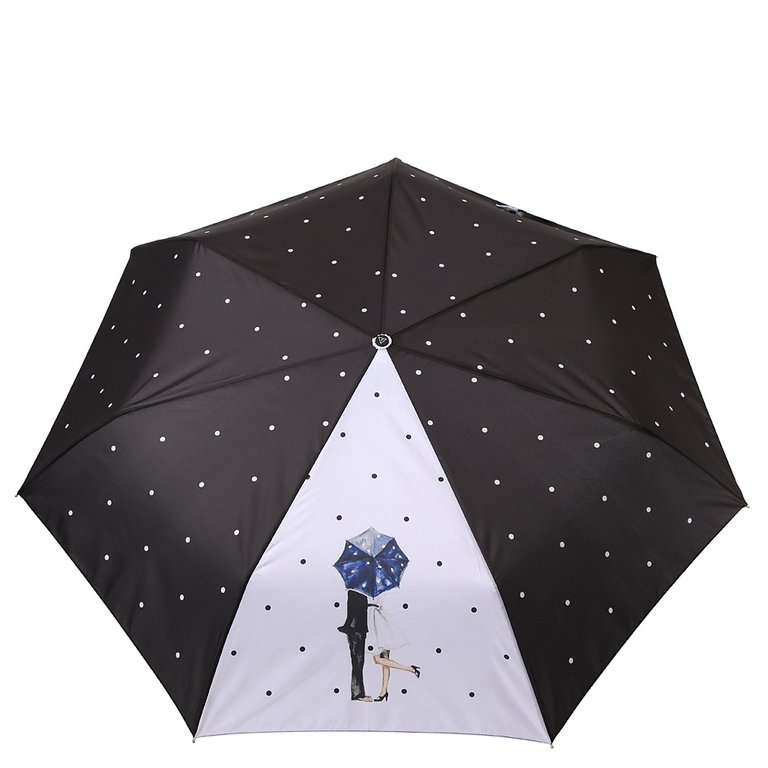 Зонт женский суперавтомат Fabretti, мини , 3 сложения, эпонж