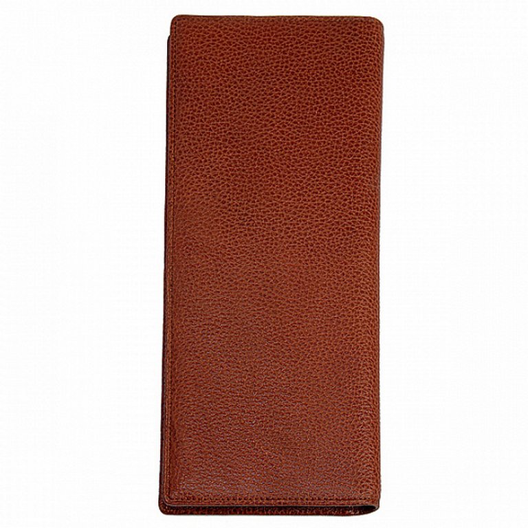 Визитница Dr.Koffer 27*11см на 96 визиток, коньяк