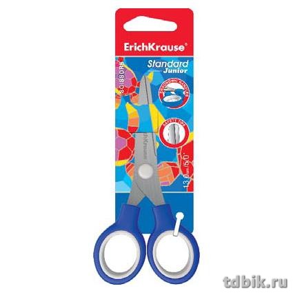 Ножницы 130 мм детские закругленные лезвия, Erich Krause "Standard Junior"