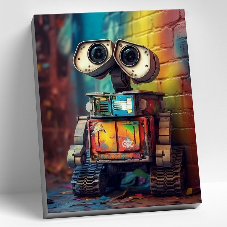 Роспись по номерам (холст) 40*50см "Бен Бертт Валл-и" (подрамник+основа+акрил.+кисти) 28цв.