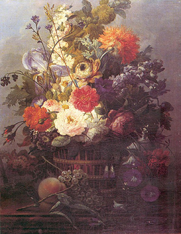 Постер на бумаге 40*50см, Дрехслер "Цветы и фрукты"