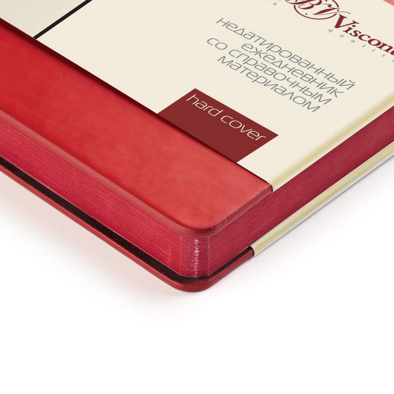 Ежедневник без дат 150*200 Bruno Visconti "CITIZEN" красный