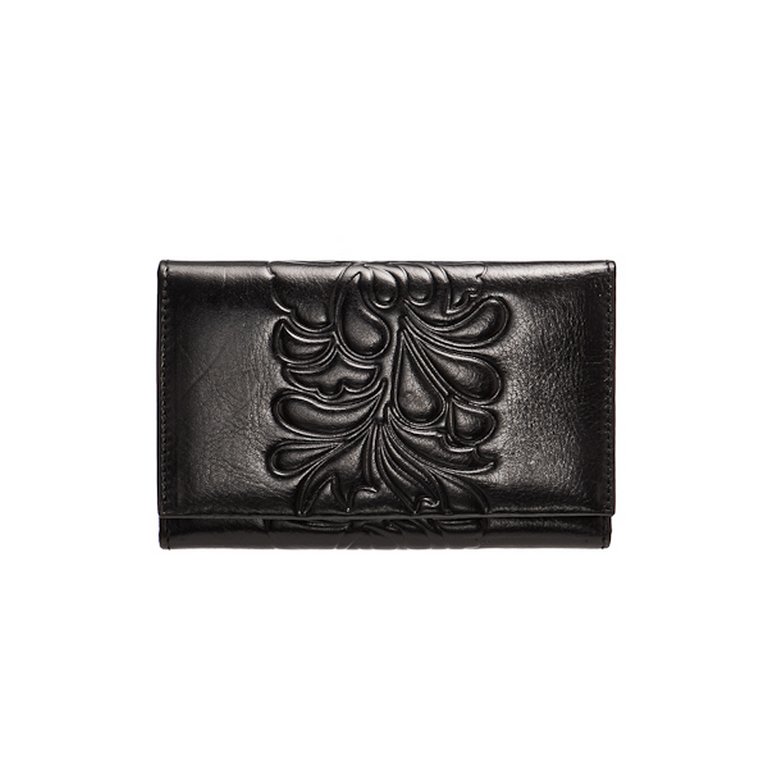 Футляр для ключей Dr.Koffer 7*12,5см, на кнопке, черный