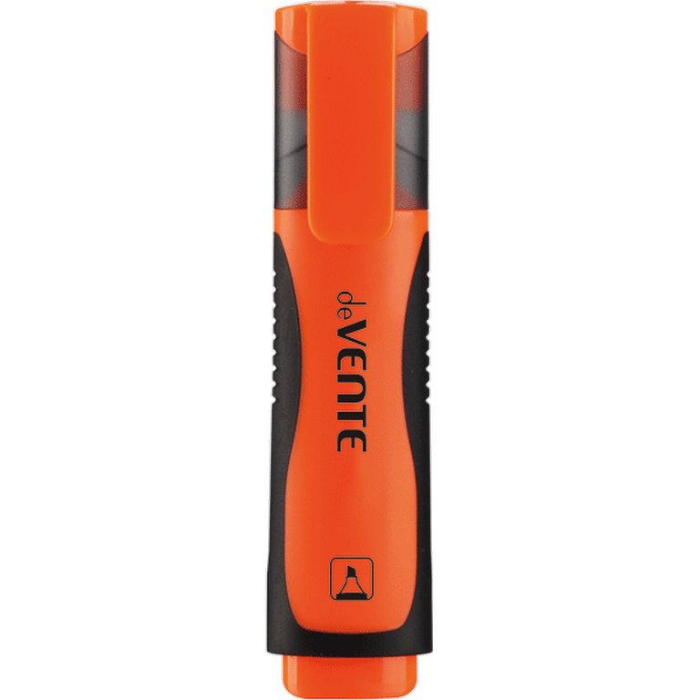 Текст-маркер deVENTE 1-5мм оранжевый (с каучуковыми вставками)