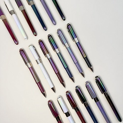 Ручка шариковая Bruno Visconti "Monaco Pearl" 0,5мм синяя (пурпурный хамелион корпус)