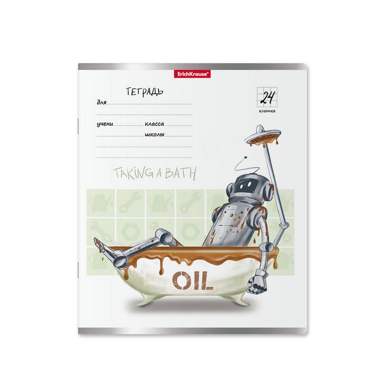 Тетрадь 24 лист лин. А5 "Robolife"