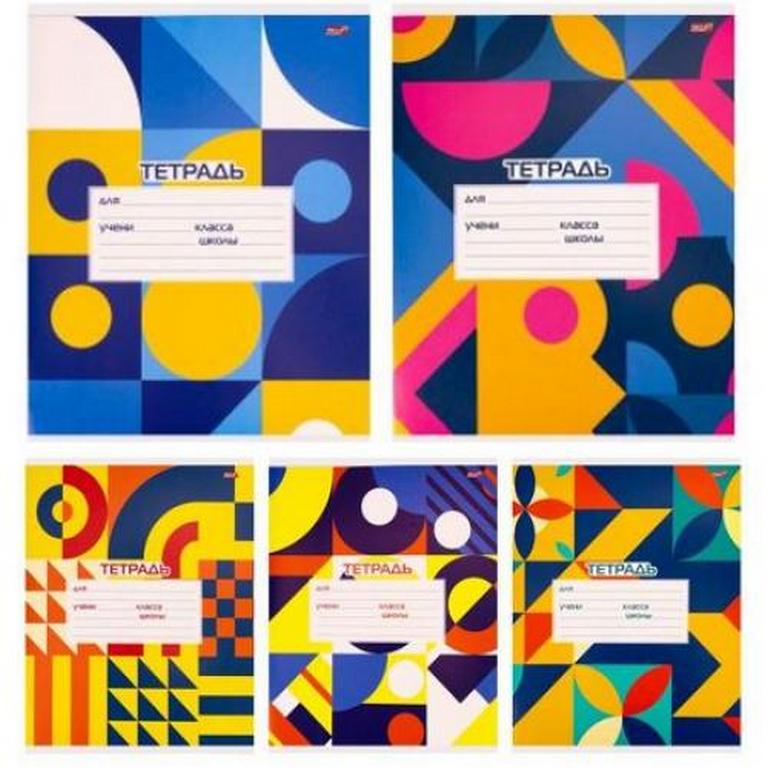Тетрадь 18 лист кл. А5 "ЦВЕТНАЯ АБСТРАКЦИЯ" мелов. обл. Profit
