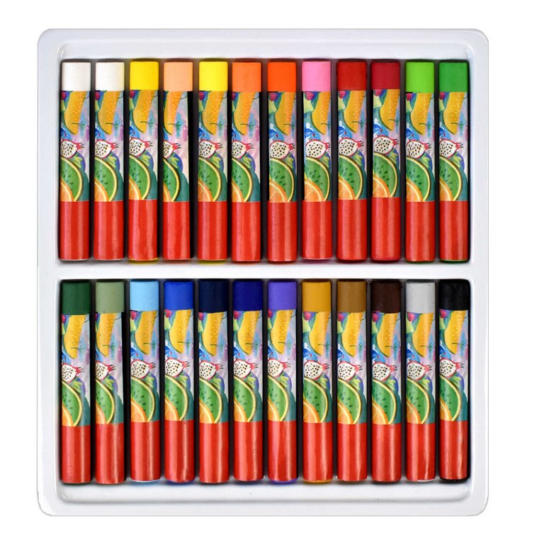 Пастель масляная 23 цв. "Фрукты" Феникс+ (24шт)